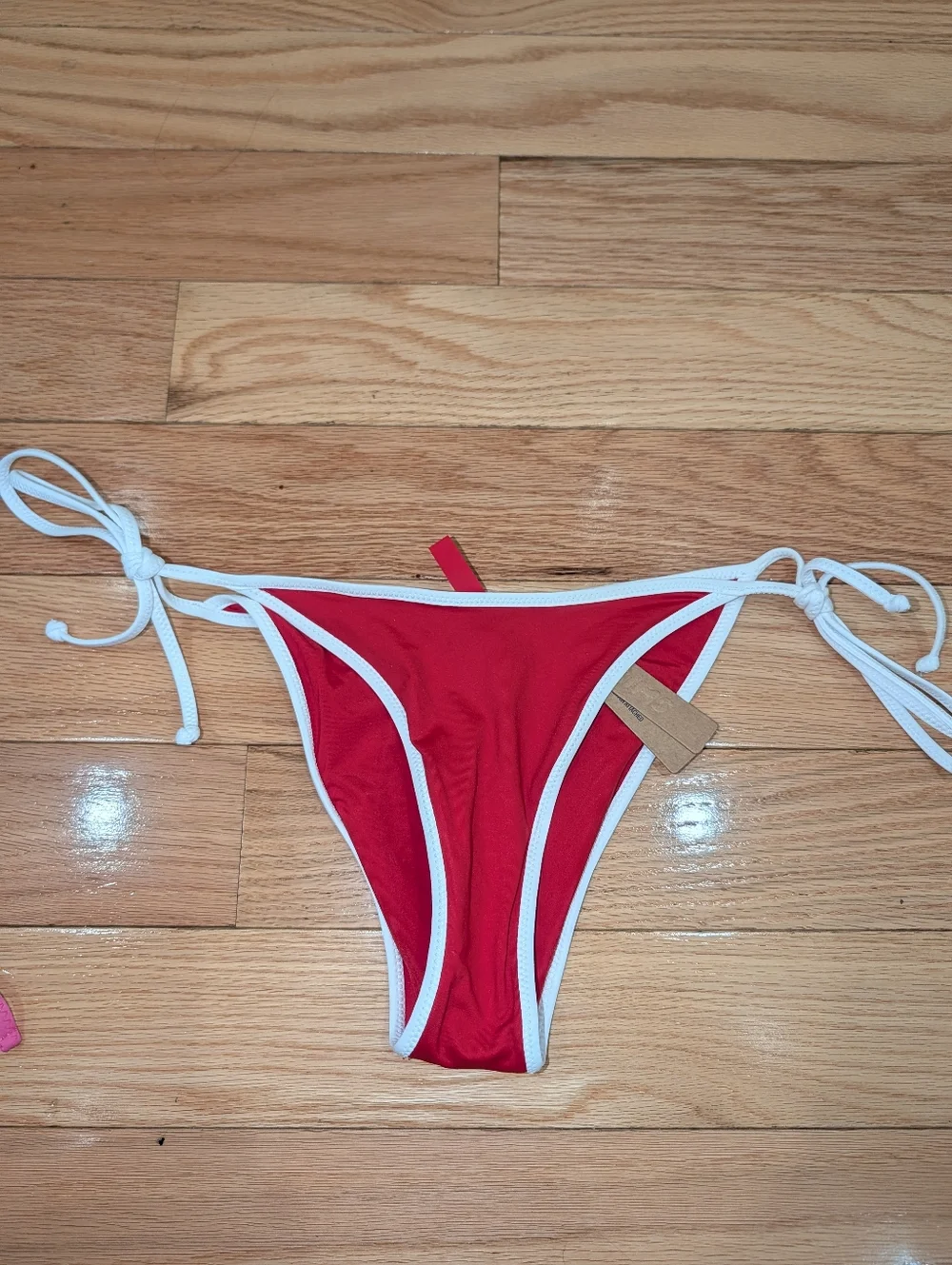 BB6. NWT SKIMS OLYMPIC TEAM USA SWIM DIPPED TIE BOTTOM